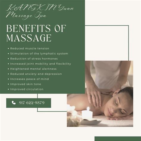 benefits  massage reduced kangxin yuan massage spa