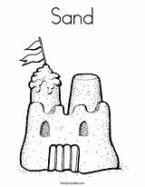 Sand Coloring Curacao Beach Sandcastle Castle Drawing Template Twistynoodle Pages Kids Board Built California Usa Simple Designlooter Sheets Noodle Choose sketch template