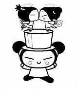 Pucca Coloring Pages Kids Color Library Clipart Cartoon Books Categories Similar sketch template