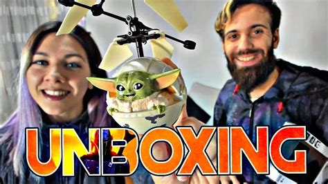 unboxing review grogu drone helicopter disney star wars  mandalorian youtube
