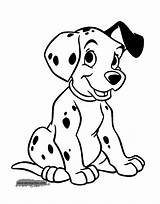 Dalmatians Puppy sketch template