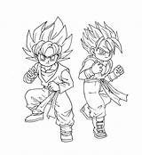 Trunks Coloring Pages Gohan Super Future Goten Dbz Dragon Ball Gotens Color Dragonball Getcolorings Saiyan Lineart Popular Getdrawings Wait Printable sketch template