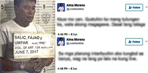 find out alma moreno s message to former husband fajad salic arrested