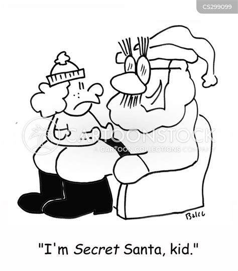 secret santa cartoons and comics funny pictures from cartoonstock