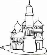 Coloring Pages Russia Russian Kremlin Hundertwasser Clipart Cathedral Printable Color Kids Architechture Coloringpages101 Moscow Ausmalbilder Popular Getdrawings Architecture Malvorlagen Flag sketch template