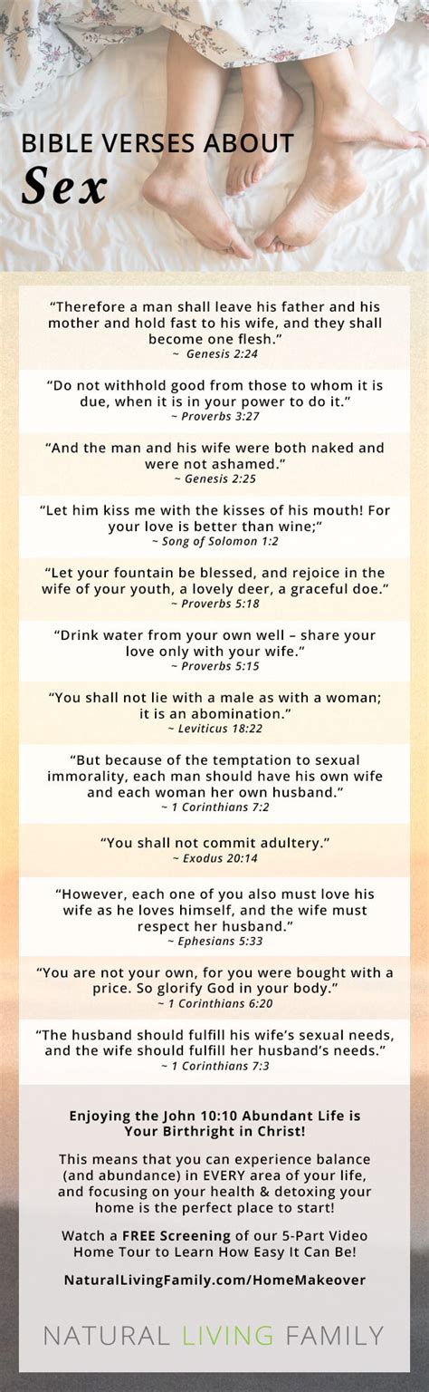 Bible Verses About Sex And Intimacy With Your Spouse