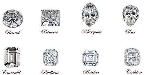 types  diamond cuts rings corrine pinterest