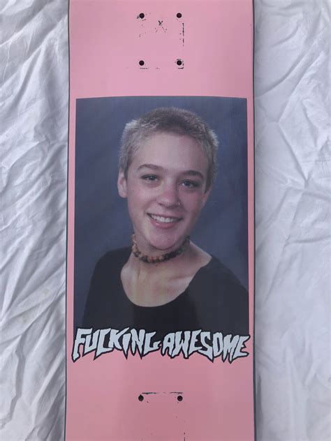 Fucking Awesome Chloe Sevigny F Cking Awesome Skateboard Deck Grailed