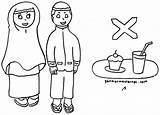 Mewarnai Ramadhan Berpuasa Lomba Latihan Kartun Sketsa Ujian Islami Nasional Berdoa Diwarnai Adat Betawi Pakaian Gambarmewarnai Agama Papan sketch template