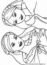 Barbie Coloring Pages Head Getcolorings Princess Color sketch template