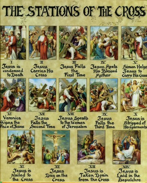 stations   cross catholic prints pictures catholic pictures