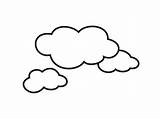 Wolken Nubes Colorear Coloring Nuage Ausmalbildermalvorlagen Entitlementtrap Nuages Stencil sketch template