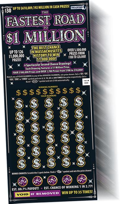 massachusetts lottery  chance drawing