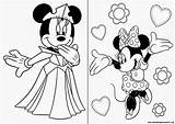 Minie Mickey Vermelha Recortables Rosa sketch template
