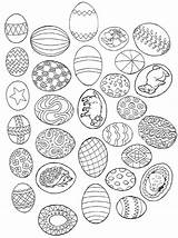 Easter Egg Eggs Designs Drawing Coloring Easy Pages Drawings Patterns Template Kids Simple Printable Detail Hunt Getdrawings Colouring поделки Decorating sketch template