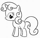 Pony Little Coloring Spike Pages Getcolorings sketch template