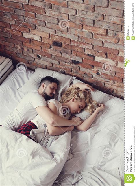 Couple In Bed Stock Image Image Of Relaxing Home Hotel