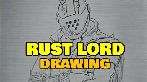 fortnite rust lord drawing pencil art youtube