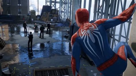 New Spider Man Gameplay On Ps4 Incredible Visuals In New Spiderman