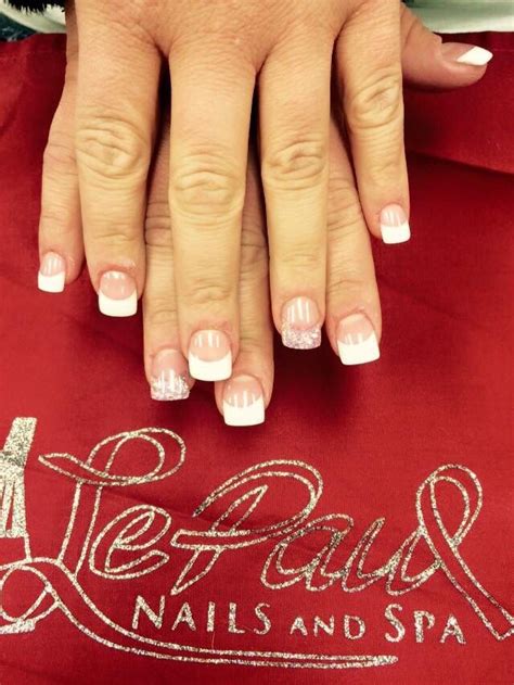 pink white nail spa nail designs nails