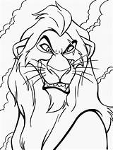 Scar Simba Conniving Nephew Uncle sketch template