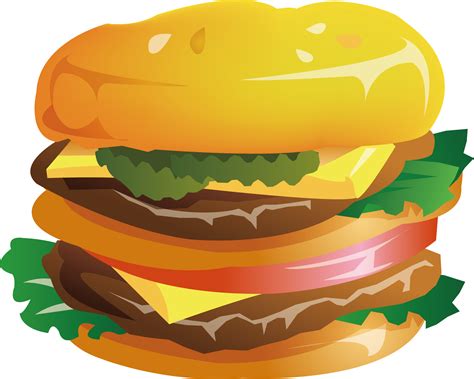 Mcdonalds Burger Clipart