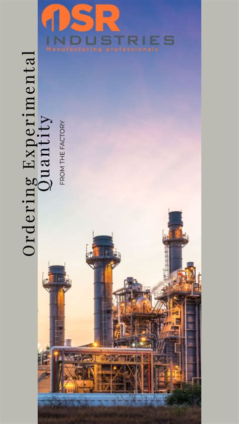 order  experimental quantity   factory osr industries