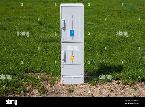 outdoor main electrical switching control  control electrical voltage stock photo alamy