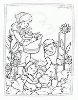 Coloring Pages Environment Harvest House Kids Prairie Little Printable Clipart Books Color Getcolorings Getdrawings Library sketch template