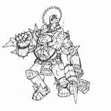Warhammer 40k Pages Coloring Template Orks Templates sketch template
