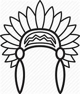 Indian Native Headdress American Drawing Hat Drawings Indianheaddress Transparent Headband Getdrawings Clipart Clipartmag Icon sketch template