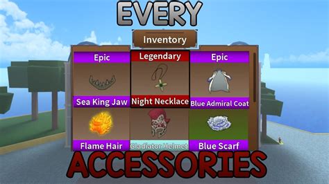 accessories  king legacy youtube