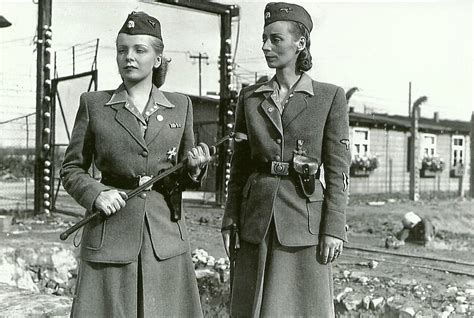 two female ss concentration camp guards ww2 pics