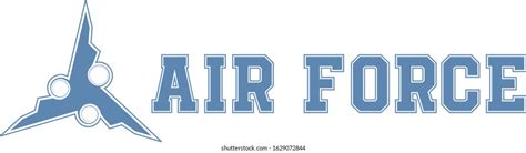 blue air force logo stock vector royalty   shutterstock