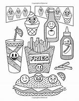 Emoji Coloring Pages Printable Food Adult Books Color Amazon Kids Cute Sheets Awesome Getcolorings Colouring Book Totally Print Choose Board sketch template