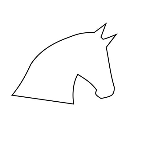 horse head outline svg clip arts   clip art png icon