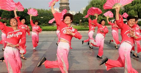 china s grannies square dancing to electronic dance music spearhead