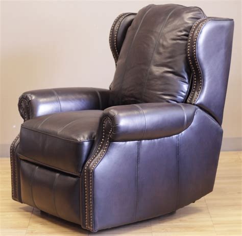 barcalounger bristol ii wall hugger recliner chair leather recliner