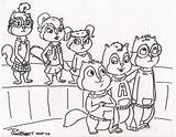 Coloring Chipmunks Alvin Pages Chipettes Chipwrecked Colouring Printable Sheet Colorine Popular Coloringhome Library Clipart sketch template