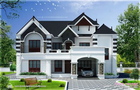 contemporary colonial style house  kerala   colonial house plans colonial house