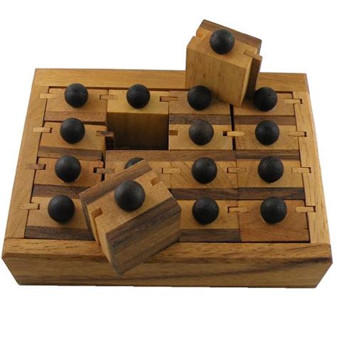 drawers chest wooden puzzle brain teaser