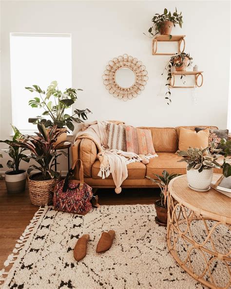 artistic bohemian living room ideas bright colors boho decor ideas  beige walls vrogue