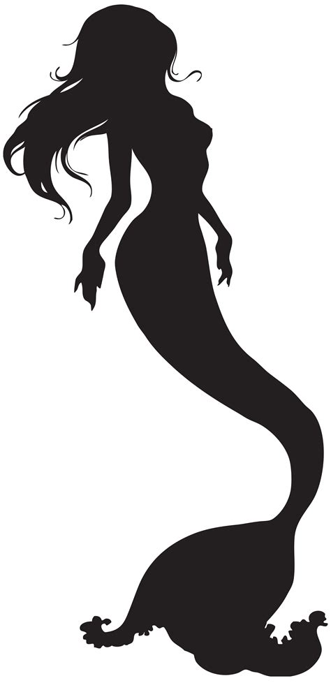 mermaid silhouette clip art mermaid png