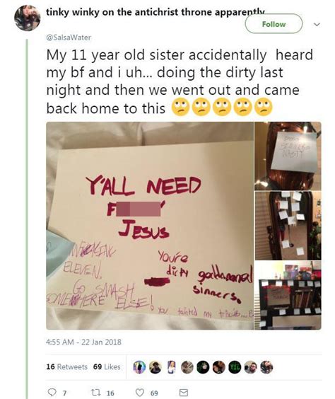Prankster Girl 11 Who Heard Her Sister Having Sex Leaves