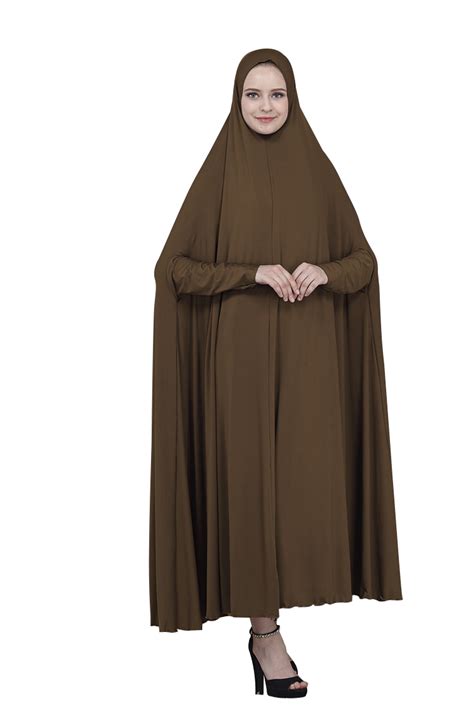 Muslim Women Ladies Full Cover Long Hijab Prayer Dress