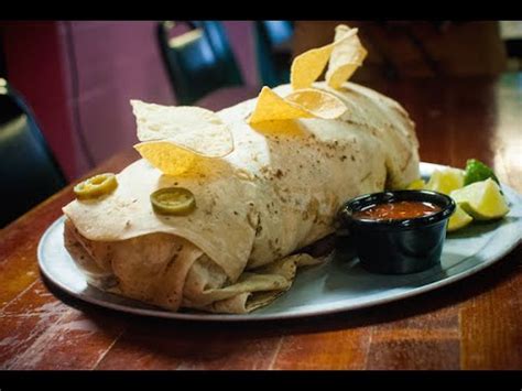 woman  arizonas largest burrito youtube