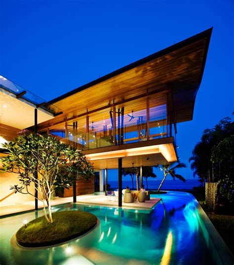modern luxury tropical house  beautiful houses   world