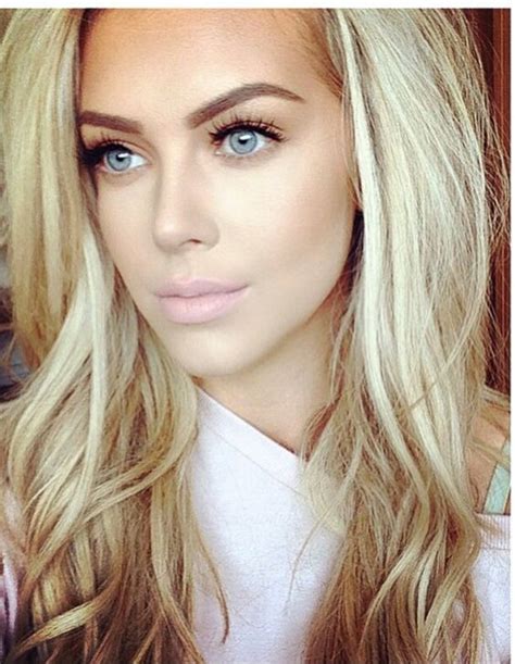Love Those Long Lashes So Gorgeous Blonde Hair Makeup Blonde