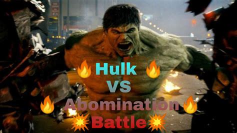 Hulk Vs Abomination Fight Youtube