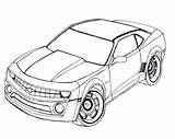 Camaro Coloring Pages Chevy Drawing Chevrolet Corvette Car Cars Z06 Outline Ss Print Silverado Clipart Drawings Printable Camaros Getcolorings 1969 sketch template